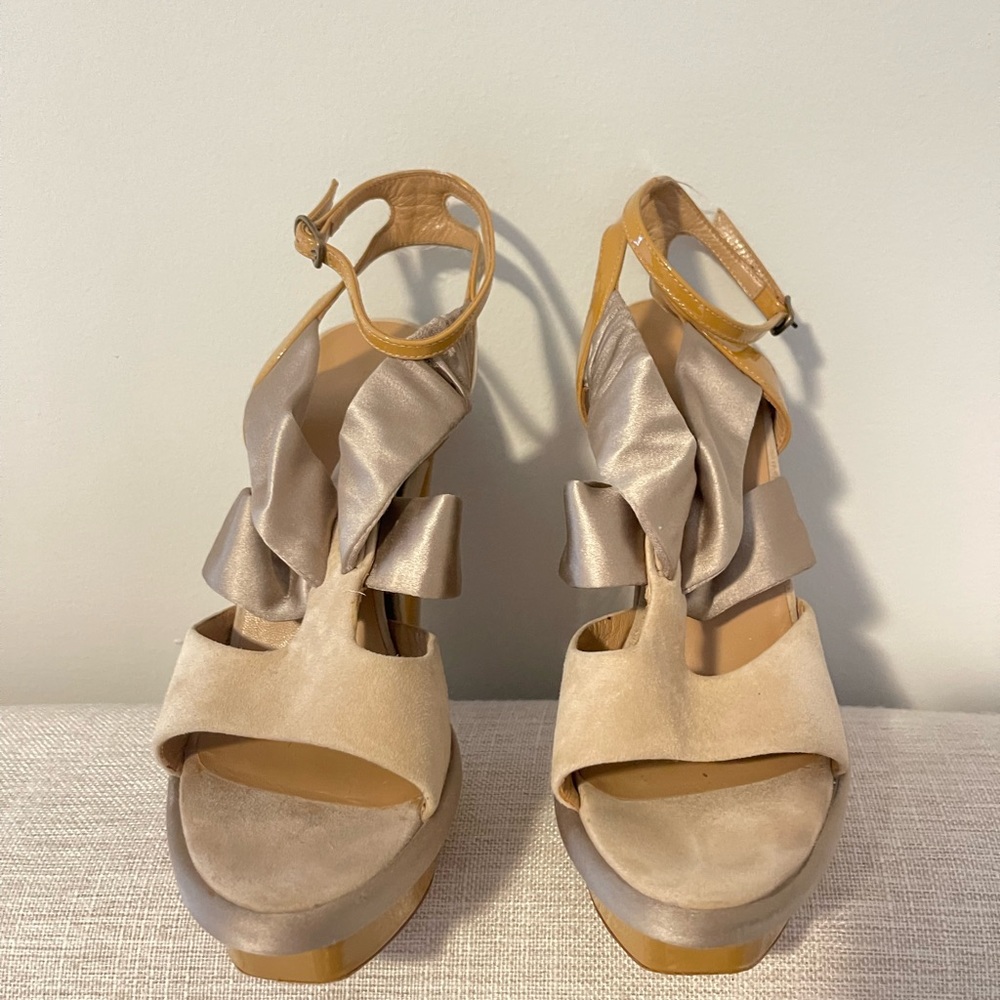 Balenciaga Paris Satin / Suede / Patent Heel 36.5 - Picture 3 of 6